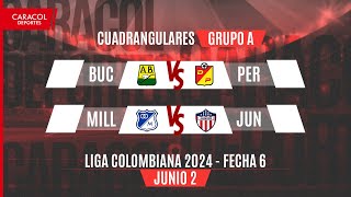 🔴 EN VIVO | Atlético Bucaramanga vs Deportivo Pereira - Millonarios vs Junior