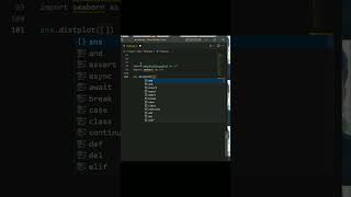 seaborn python | plotting a displot | seaborn plot #shorts #seaborn #python #programming