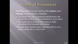 Chapter 5 Audit Evidence and Documentation