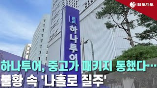 하나투어, 중고가 패키지 통했다…불황 속 '나홀로 질주'