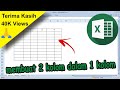 Cara Membuat Dua Kolom Dalam Satu Kolom Excel 2010