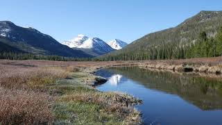 Quiet Mountain River Nature Sounds 4K