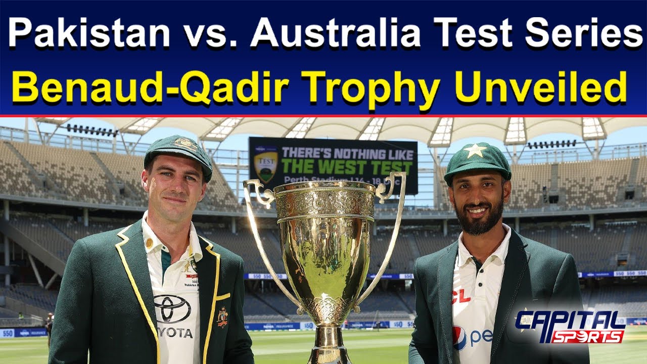 Pakistan Vs. Australia Test Series Benaud-Qadir Trophy Unveiled ...