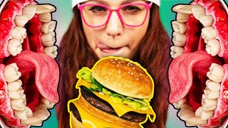 El monstruo del apetito insaciable come la hamburguesa más sabrosa del mundo Ӏ Ӏ FANTÁSTICA IDEA DIY