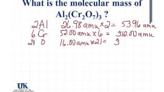 3.11 Molecular Mass of Al2(Cr2O7)3