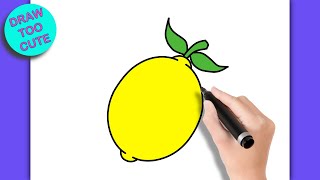 How to Draw a Lemon Step by Step #draw #lemon #stepbystep