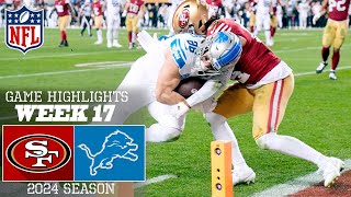 49ers vs. Lions [Week 17] FULL GAME 1st-QTR Highlights | NFL Highlights 2024