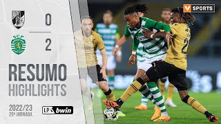 Highlights | Resumo: Vitória SC 0-2 Sporting (Liga 22/23 #29)