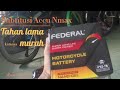 Accu nmax old murah!! || Review federal ftz-7s