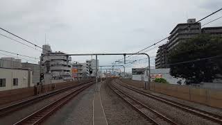 西武池袋線富士見台駅　各停池袋行き停車からの上り下り特急ラビューダブル通過