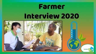 【10】Farmer Interview 2020 St.Peter, St.Kitts and Nevis