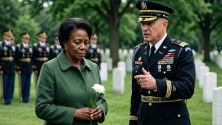 TheyTried to StopanElderlyWoman at a Military Funeral ButtheGeneral’s Reaction Left Everyone Silent