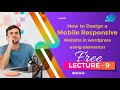 How to Make WordPress Website Mobile Responsive with Elementor | Digital Studio