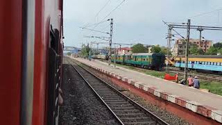 Mancheswar Railway Station in 50 seconds || 18426 - Durg Puri Intercity Express || 4K