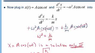 Oscillatory Motion - Simple Harmonic Motion