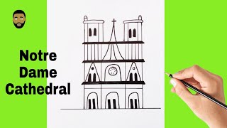 How To Draw A Notre Dame Cathedral