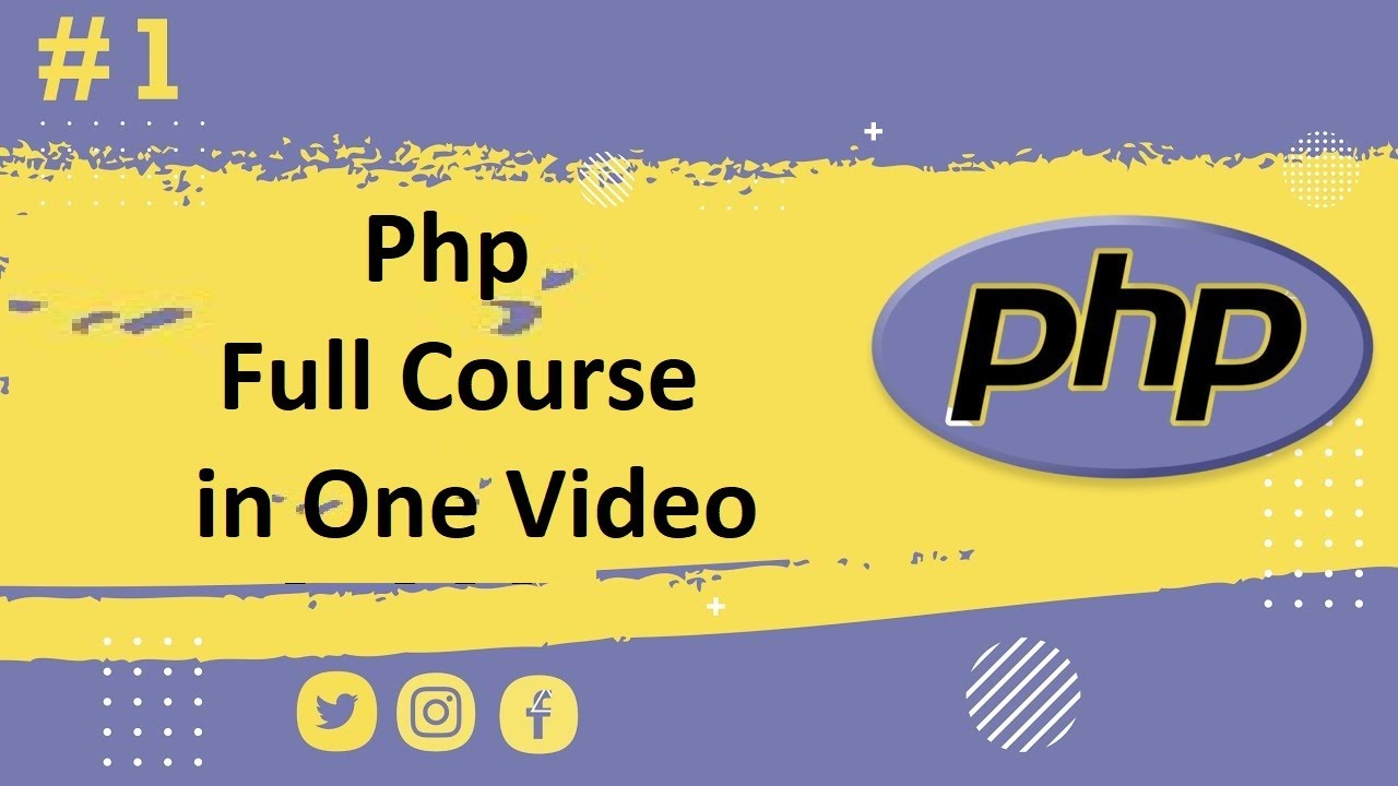 PHP Tutorial For Beginners | Full Course In Hindi - YouTube