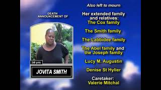 Jovita Smith ~ Long Obituary