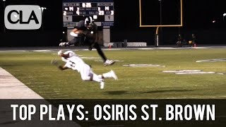 Top Plays: 2017 WR Osiris St. Brown Insane TD Catch \u0026 Run (Servite HS) - CollegeLevelAthletes.com