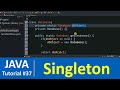 Java Tutorial #37 - Singleton Design Pattern in Java Programming (Examples)