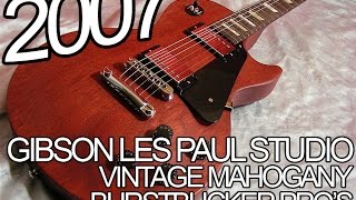 Gibson Les Paul Studio Vintage Mahogany Demo Review