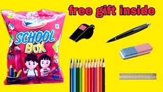 SCHOOL BOX snakes with free gift inside | free gift snakes | snakes unboxing | 5rs only