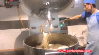 Porlanmaz Spiral Mixer with mobile bowl and automatic bowl tilting machine