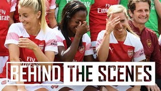 Behind the scenes at Arsenal Women's 2018/19 photocall