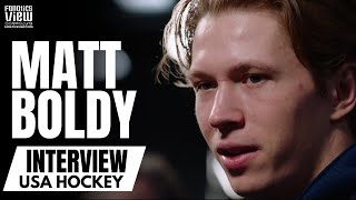 Matt Boldy Discusses NHL Stealing NBA Spotlight, USA vs. Canada Fights \u0026 Four Nations Final Rematch