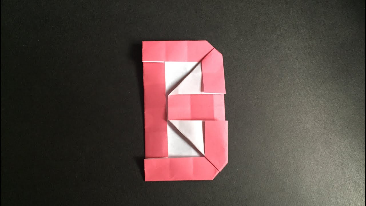 Alphabet Origami: B ( 紙摺字母B) - YouTube