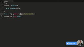 10 Functional call context PHP 7