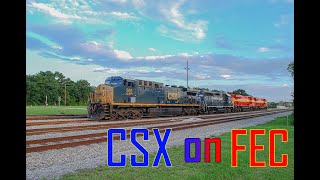 CSX on the Florida East Coast Railway??