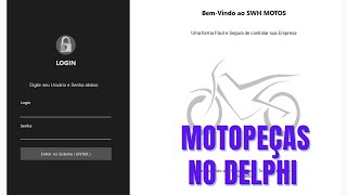 Sistema para Empresas de MOTOPEÇAS na VCL do Delphi!