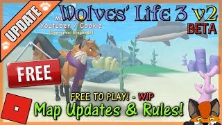 Roblox Wolves Life 3 V2 Beta Pick Up Foods 28 Hd - sundown island roblox wolf ideas