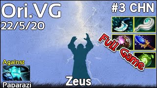 Ori [VG] Zeus - Dota 2 Full Game 7.18 - 6759  Avg MMR