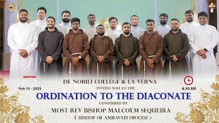 Diaconate Ordination 2025 (De Nobili College chapel, Pune)