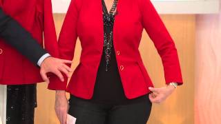 Joan Rivers Tuxedo Jacket with Bracelet Sleeves with Jane Treacy
