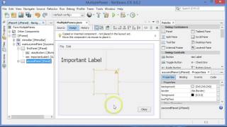 GUI design tips in NetBeans in Java