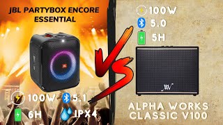 JBL Partybox Encore Essential vs Alpha Works Classic V100 - Cả hai đều ngon đến khó chọn ????