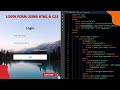 Elegant Glassmorphism Login Form Tutorial | HTML & CSS | ASMR Coding - No Talking