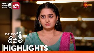 Maa Inti Devatha - Highlights of the day | Watch full EP only on Sun NXT | 31 Dec 2024 | Gemini TV