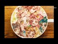 プリキュアのラテアートを描く動画