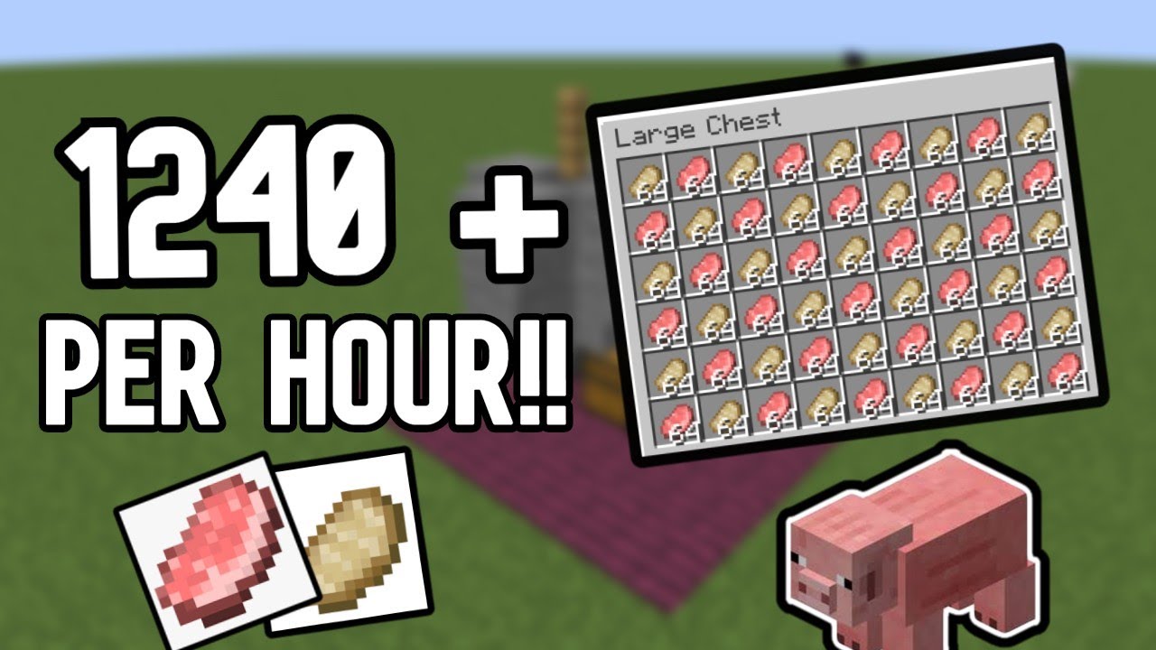 Minecraft 1 16 Pig Farm 2020 Java Youtube