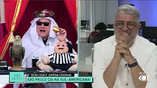 Debate Jogo Aberto: São Paulo é eliminado e Denílson e Sgarbi são zoados no programa