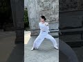 穿最优雅的衣服 打最飒的拳 太极拳 中华武术博大精深 太极养生 太极拳女生版