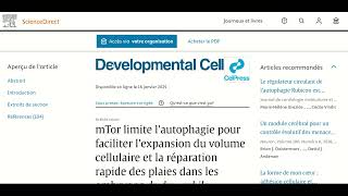 Mieux comprendre l'antagonisme mTOR/autophagie!