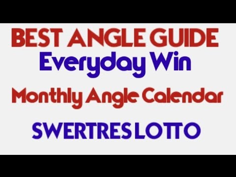 BEST SWERTRES ANGLE CALENDAR GUIDE | EASY TO WIN 3DLOTTO - YouTube