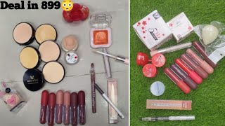 16 products cosmetics deal in 899 RS only |detailed review Victoria secret matte velvet glosses