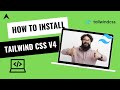 How to Install Tailwind CSS v4 – Step by Step Guide for Beginners 2025 #tailwindcss #tailwindcssv4