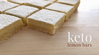 Keto Lemon Bars